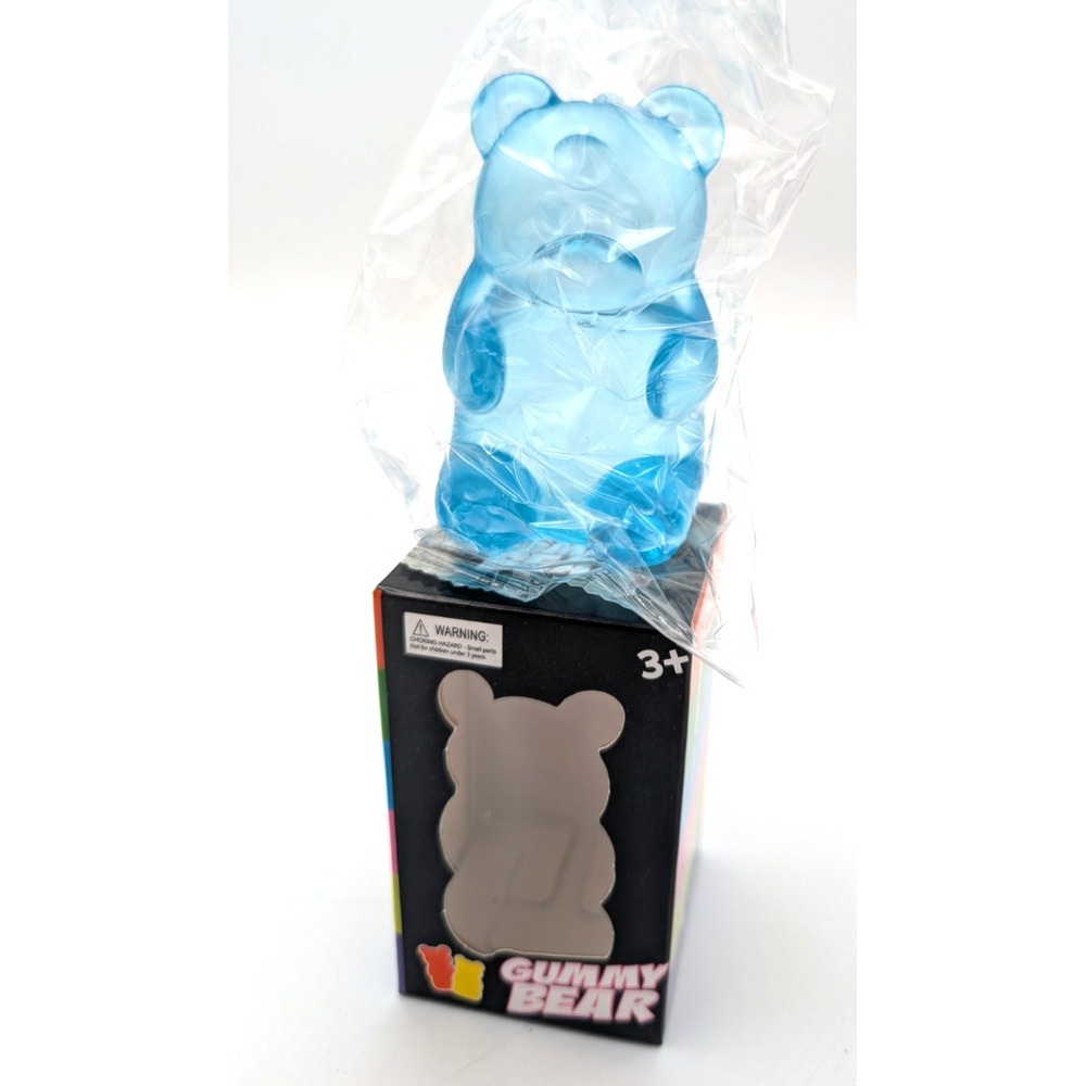 Blue Gummy Bear Tactile firm Squeeze sensory Toy Squishy